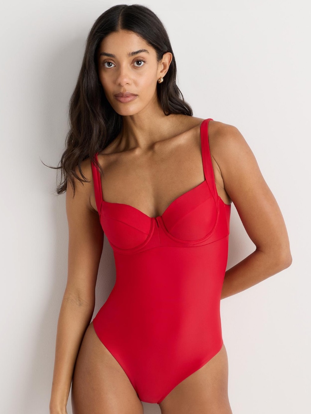 Quince Italian Underwire One-Piece Swimsuit